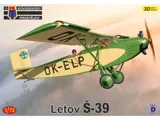 Plastiková stavebnice Kovozávody Prostějov 1/72 Letov Š-39, kód KPM0540