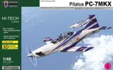 Krabice stavebnice Kovozávody Prostějov KPH4806 Pilatus PC-7 MkX Hi-Tech v měřítku 1/48