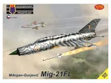 Krabice stavebnice Kovozávody Prostějov KPM0367 MiG-21FL v měřítku 1/72
