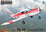Krabice stavebnice Kovozávody Prostějov 1/72 Piper PA-28 Cherokee 140 Over Europe 1