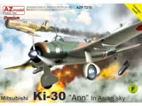 Krabice plastikové stavebnice AZ Model 1/72 Ki-30 „Ann" In Asian Sky, japonský bombardér Mitsubishi Ki-30