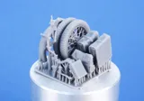 Korekční set CMK P35046 pro motocykl BSA M20 v měřítku 1/35 — 3D tištěné kola, brašny a detailní díly — obrázek 3