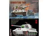 Krabice stavebnice Rye Field Model RFM5138 Tiger II King Tiger Ardeny 1944 v měřítku 1/35