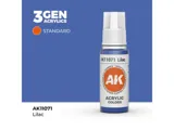Lahvička akrylové barvy AK Acrylics 3GEN AK11071 šeříková fialová (Lilac) 17 ml