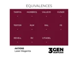 Lahvička akrylové barvy AK Acrylics 3GEN AK11066 Laser Magenta 17 ml — obrázek 2