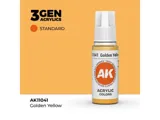 Lahvička akrylové barvy AK Acrylics 3GEN AK11041 zlatožlutá Golden Yellow 17 ml