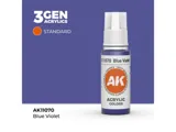 Lahvička akrylové barvy AK Interactive 3GEN AK11070 modrofialová Blue Violet 17 ml