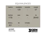 Lahvička akrylové barvy AK Interactive 3GEN AK11007 kamenná šedá Rock Grey 17 ml — obrázek 2