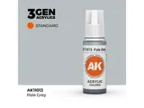 Lahvička akrylové barvy AK Acrylics 3GEN AK11013 bledě šedá Pale Grey 17 ml