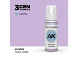 Lahvička akrylové barvy AK Acrylics 3GEN AK11069 pastelová fialová 17 ml