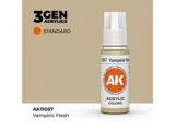 Lahvička akrylové barvy AK Acrylics 3GEN AK11057 upírská pleť 17 ml