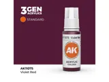 Lahvička akrylové barvy AK Acrylics 3GEN AK11075 fialově červená Violet Red 17 ml