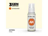 Lahvička akrylové barvy AK Acrylics 3GEN AK11004 slonová kost (Ivory) 17 ml