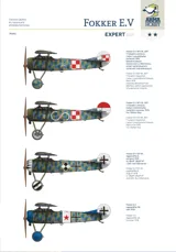 Krabice stavebnice Arma Hobby 70012 Fokker E.V Expert Set v měřítku 1/72 — obrázek 3