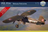 1/72 PZL P.11c "Pursuit Brigade" w/extensive 3D print