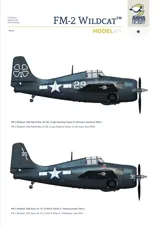 Krabice plastikové stavebnice Arma Hobby 70033 FM-2 Wildcat v měřítku 1/72 — obrázek 3