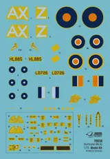 Krabice stavebnice Arma Hobby 70037 Hurricane Mk IIc trop v měřítku 1/72 — obrázek 3