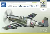 Krabice stavebnice Arma Hobby 70039 P-51C Mustang Mk. III v měřítku 1/72 — obrázek 3