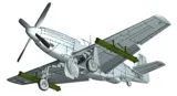Krabice plastikové stavebnice Arma Hobby 70075 P-51B Mustang CBI v měřítku 1/72 — obrázek 9