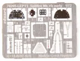 Krabice stavebnice Eduard ProfiPACK 70205 Spitfire Mk.Vb early v měřítku 1/72 — obrázek 8