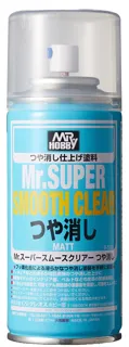 Gunze Mr. Super Smooth Clear Flat B530 matný lak ve spreji (170 ml)
