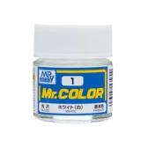 Gunze Mr. Color C001 bílá lesklá (10 ml)