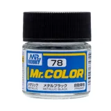 Gunze Mr. Color C078 metalická černá (10 ml)