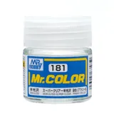 Lahvička pololeského laku Gunze Mr. Color C181 Semi-Gloss Super Clear 10 ml