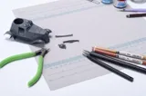 Protiskluzová podložka Gunze Mr. Hobby GT91 Non-Slip Sheet 300 × 300 mm s vytištěným měřítkem — obrázek 2
