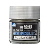 Gunze Mr. Color Super Metallic II SM201 velmi jemná stříbrná (10 ml)