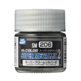 Gunze Mr. Color Super Metallic Colors II SM206 chromová stříbrná II (10 ml)