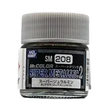 Lahvička metalické barvy Gunze Mr. Color Super Metallic II SM208 super dural, 10 ml