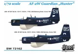 Krabice stavebnice Sword SW72162 AF-2W Guardian „Hunter" v měřítku 1/72 — obrázek 2