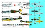 Krabice plastikové stavebnice AZ Model AZ7496 Bf 109G-2 Captured v měřítku 1/72 — obrázek 2