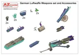 Doplňková sada zbraní Luftwaffe AZ Model AZ7860 v měřítku 1/72 — obrázek 2
