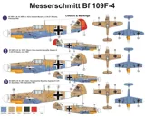 Krabice stavebnice Kovozávody Prostějov KPH7207 Kittyhawk + Bf 109F 1/72 s publikací — obrázek 2