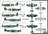 Krabice stavebnice Kovozávody Prostějov 1/72 Spitfire LF Mk.Vb Clipped wing Hi-Tech — obrázek 2