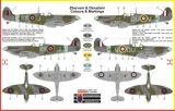 Krabice plastikové stavebnice Kovozávody Prostějov KPM0058 Supermarine Spitfire Mk.VB v měřítku 1/72 — obrázek 2