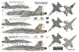 Krabice plastikové stavebnice Kovozávody Prostějov KPM0164 F-18B Hornet v měřítku 1/72 — obrázek 3