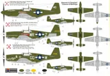 Krabice plastikové stavebnice Kovozávody Prostějov KPM0245 P-51B Mustang Aces v měřítku 1/72 — obrázek 2