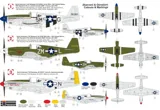 Krabice plastikové stavebnice Kovozávody Prostějov 1/72 F-6C Photo-recce Mustang Malcolm — obrázek 2