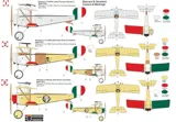 Krabice stavebnice Kovozávody Prostějov KPM0450 Nieuport Ni-11 Bébé Italian Aces v měřítku 1/72 — obrázek 2