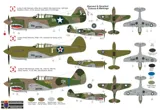 Krabice plastikové stavebnice Kovozávody Prostějov KPM0509 Curtiss P-40E Warhawk v měřítku 1/72 — obrázek 2