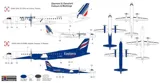 Krabice plastikové stavebnice Kovozávody Prostějov KPM2004 SAAB 2000 v měřítku 1/200 — obrázek 2