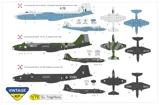 Krabice stavebnice Kovozávody Prostějov KPV7202 English Electric Canberra B(I) Mk.8 v měřítku 1/72 — obrázek 2