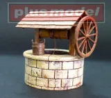 Resinová sada Plus Model 016 studna s rumpálem v měřítku 1/35 pro diorámata — obrázek 2