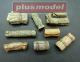 Resinové díly setu Plus Model 076 tankové a automobilové batohy v měřítku 1/35 — obrázek 2