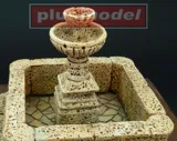 Sádrové odlitky stavebnice Plus Model 095 městská kašna v měřítku 1/35 — obrázek 2