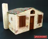 Stavebnice Plus Model 099 italský dům 1/35 – sádrové a resinové díly budovy pro dioráma — obrázek 3