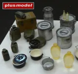 Resinový set Plus Model 116 vybavení německé kuchyně – nádobí v měřítku 1/35 — obrázek 3